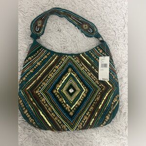 Embellished Multicolor Shoulder Bag. NWT. Retails $69